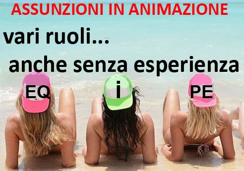 Animandia:selezioni e assunzioni di animatori vari ruoli