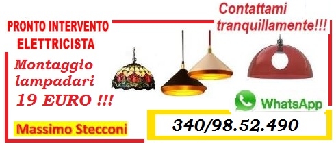 LAMPADARIO INSTALLAZIONE CON 19 EURO A CASA TUA