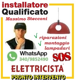 ELETTRICISTA PER MONATGGIO LAMPADARIO,APPLIQUE,PLAFONIERA