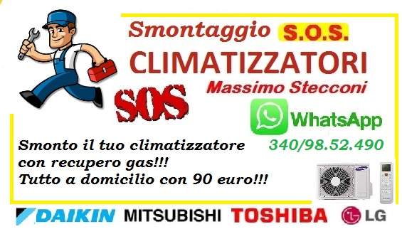 SMONTAGGIO CONDIZIONATORE TUSCOLANO APPIO LATINO ROMA