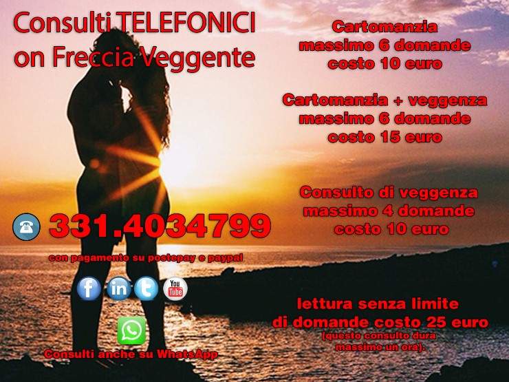 CERCHI RISPOSTE VERE? CHIAMA 3314034799