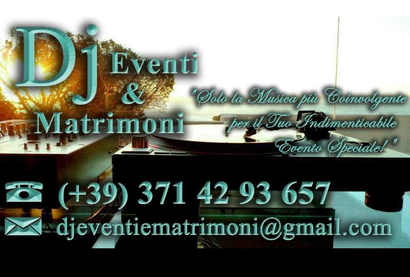 Dj per matrimoni Bergamo La Musica più esclusiva!