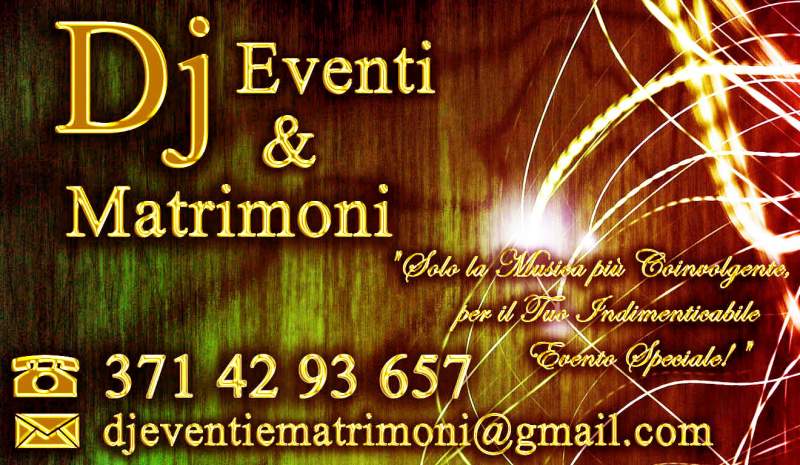 Dj per matrimoni Bergamo La Musica più esclusiva!