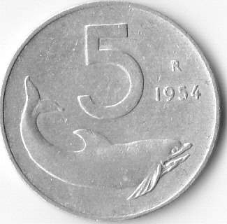 5 lire 1954