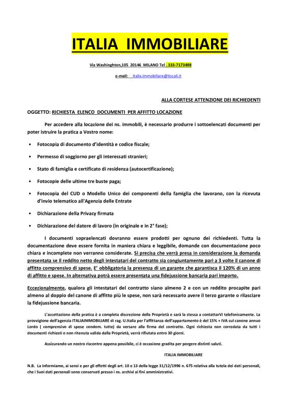 Bilocale arredato a Cesano Boscone 700 al mese